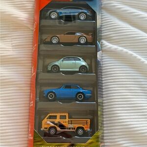 New in box MatchBox 5 piece car set